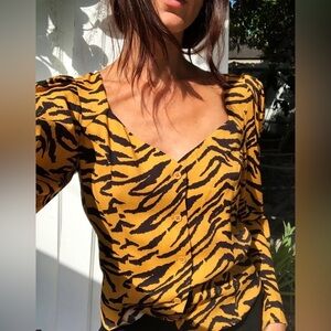 NWT Reformation Notta Top in tigress